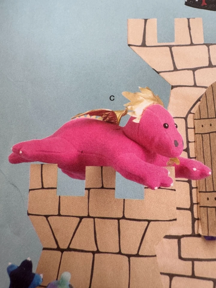 Simplicity Sewing Pattern S9876 Plush Dinosaur and Dragon Stuffed Animals Toys - Image 3 of 4