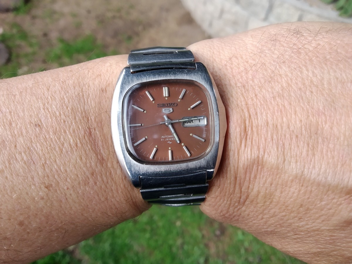 SEIKO 7019-5000 BABY MONACO SQUARE AUTOMATIC ORIGINAL RARE