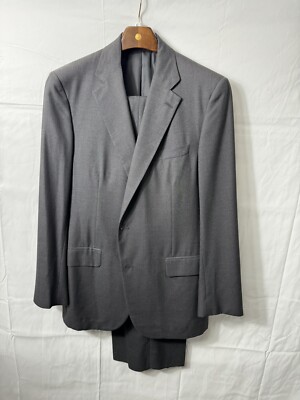 Brooks Brothers Golden Fleece Light Gray 2 Piece Suit Twill 100