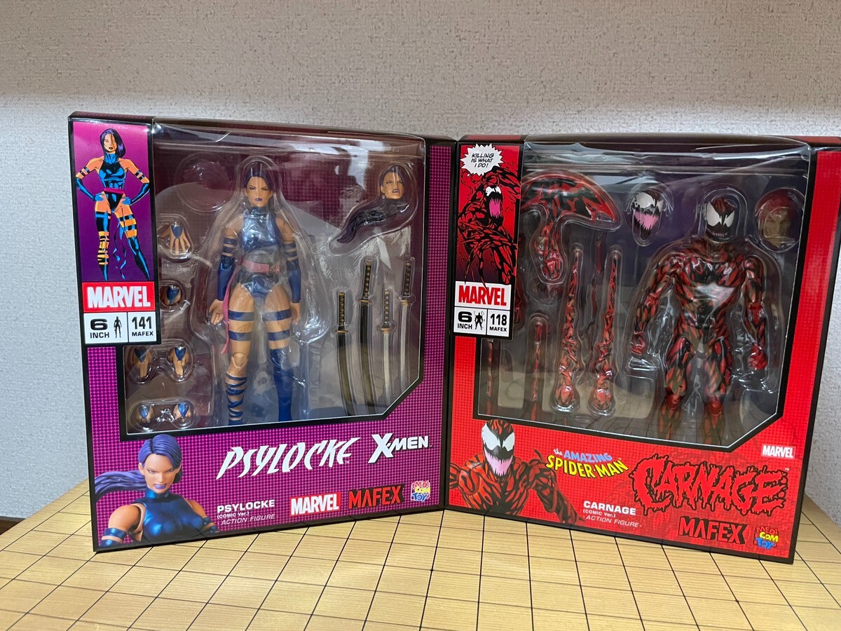 MAFEX No.118 カーネイジ(COMIC Ver.) MAFEX No.118 CARNAGE COMIC Ver. Action Figure Brand new and