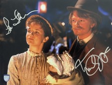 Michael J Fox & Lea Thompson Back to the Future 3 Signed 11x14 OPX Photo (33693)