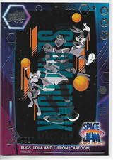 2021 Upper Deck Space Jam: New Legacy Bugs, Lola and LeBron Cartoon Card #47