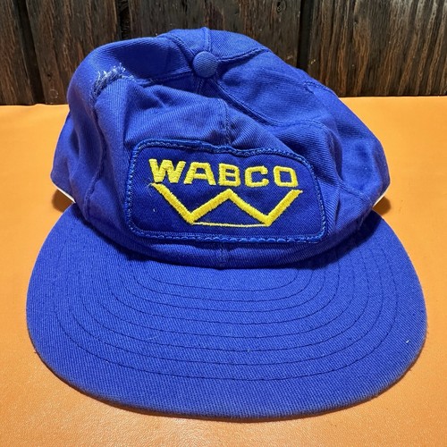 Vintage WABCO Patch Hat Snapback Cap Louisville Mfg Co 80s Blue Canvas USA Made - Picture 14 of 14