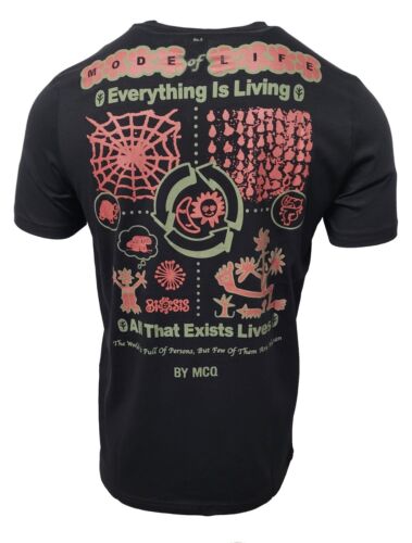 Alexander Mcqueen McQ T-Shirt Blockchain All That Exists Lives Black S,M,L,XL,XX