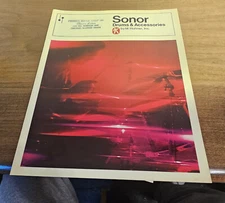 1960s-70s Sonor Drums & Accessories Catalog
