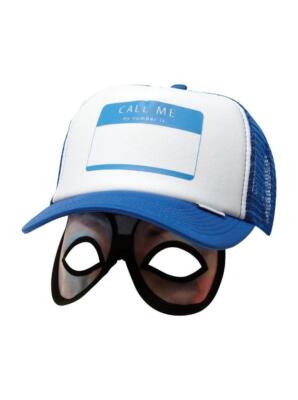 New Quiksilver Diggler Trucker Snapback Mask Disguise CALL ME Hat Eye Mask B168