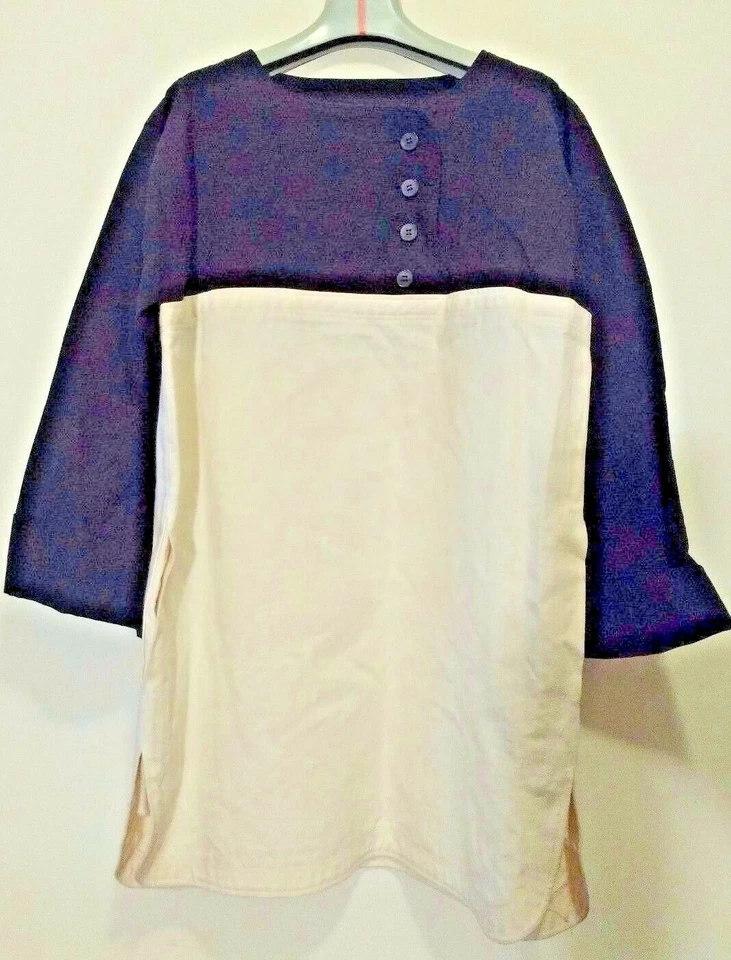 Camisa Top Túnica MUSEUM DIGNAY Yves Saint Laurent Rive Gauche con Bolsillos FRANCIA Foto 4 de 4