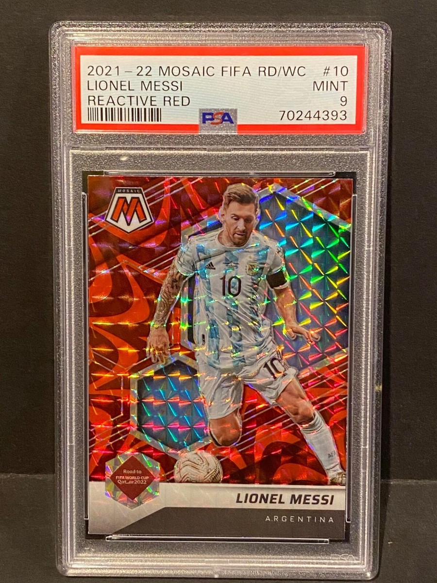 2021-22 Panini Mosaic Road to WC Qatar #10 Lionel Messi