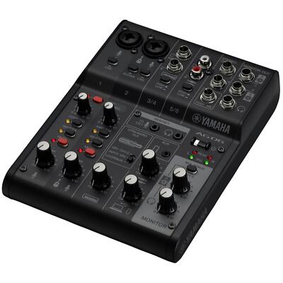 Yamaha AG06MK2 B 6-Channel Mixer/USB Interface for iOS/Mac/PC Black