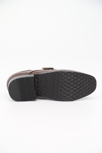 Zapatos monje con hebilla de cuero texturizado para niños - Calzado elegante en 2 colores diferentes - Imagen 10 de 12
