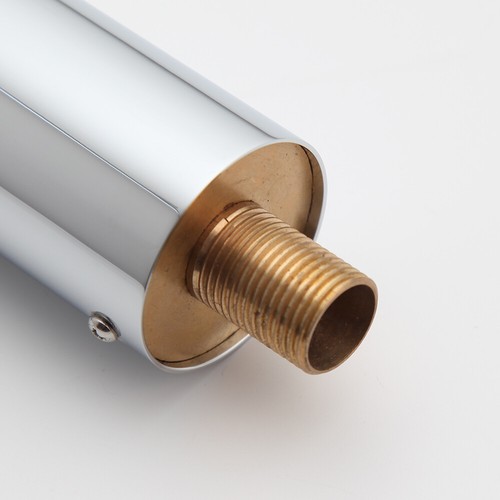 Single Cold Silver Touchless Bathroom Basin Sink Sensor Faucet Wall Mounted Taps - Picture 8 of 12