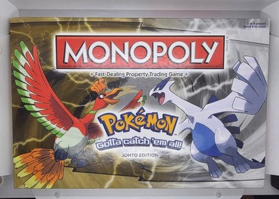 USAopoly Monopoly Pokémon Johto Edition 6 Metal Tokens Ages 8+ 2+