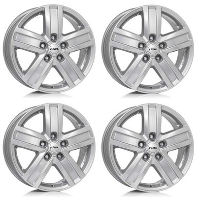 4 Rial Transporter 6.5Jx16 ET66 5x130 SIL wheels for Renault Master Master Master 3