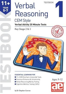 11+ Verbal Reasoning Year 5-7 CEM Sty... by MacKay, Katrina Paperback / softback