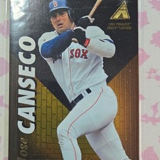 Pinnacle 1995 Zenith Edition Baseball Jose Canseco Boston Red Sox Card #56