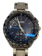 SEIKO Solar Wristwatch Analog BLU SLV 8B63 0AA0