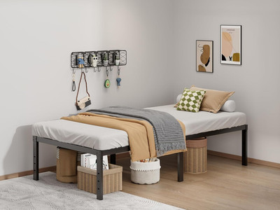 Metal Bed Frame Twin XL Size - 16 Inch Heavy-Duty Platform Bed Frame No Box Spri