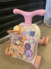Pink push walker