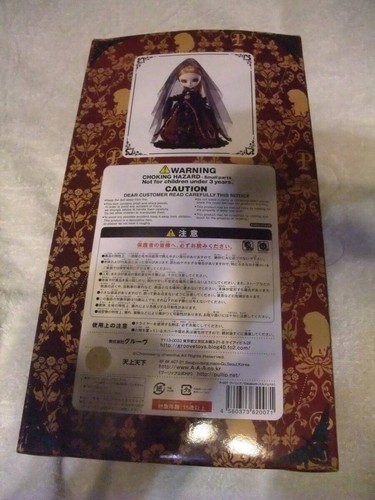 Pullip Doll Figura Elisabeth Gothic Horror Vampire P-007 Groove 2010 Abierto - Imagen 11 de 24