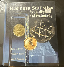 Business Statistics for Quality and Productiv...