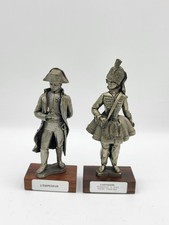 XC-Lot 2 Figurines Étain Napoléon Cantinière Garde Impériale