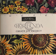 FLORIBUNDA BY CREATE JOY PROJECT CHARM PACK FOR MODA FABRICS 5X5 42PC