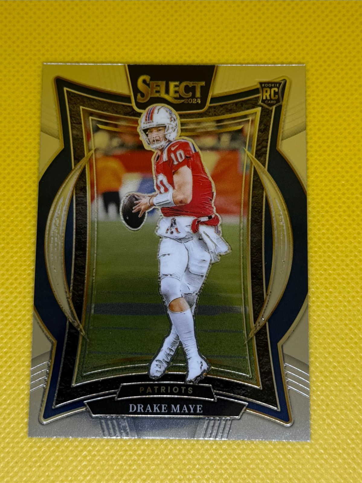 2024 Panini Select - Concourse Drake Maye #27 Silver Prizm (RC)