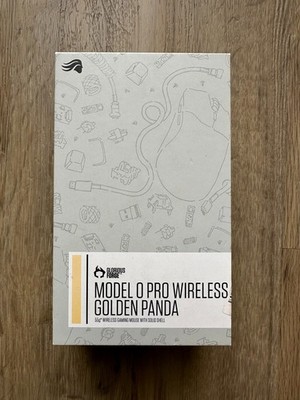 Glorious Model O Pro Wireless Golden Panda Gaming Maus 55g OVP