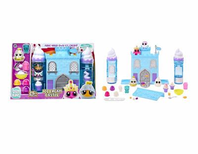 Dohkins Ice Cream Castle Modeling Dough Playset w/ 25+ Molds