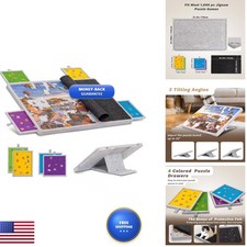 Becko US 1000 Piece Tilting Puzzle Board 4 Colorful Drawers Cover WGPTB073