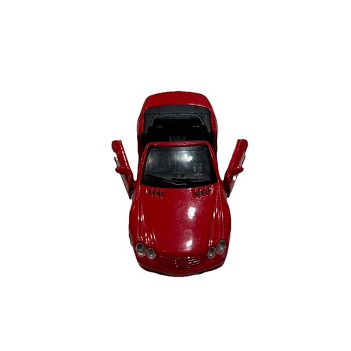 MotorMax #4048 Mercedes-Benz SL500 1:43 Diecast Collectible Model Car Red - Picture 5 of 6