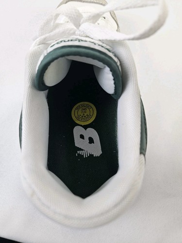 New Balance Men's 550 Sneaker White Team Forest Green Men US 6.5D BB550WT1 Note! - Picture 6 of 9