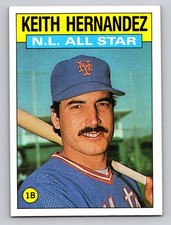 1986 Topps - All-Star Keith Hernandez #701