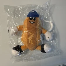 Hot Dog Los Angeles Dodgers Baseball Bag Charm