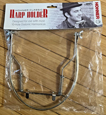Soporte de arpa clásico Hohner para armónicas diatónicas de 10 orificios