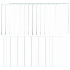 30pcs Welding Lens 1.97" x 4.25" Clear Glass Replacement Welding Lenses