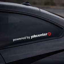 powered by Jobcenter Sticker Auto Motorrad Au...