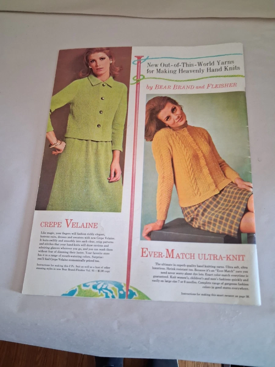 Suéteres para tejer y ganchillo 1966