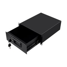 10 inch 2U Rack Mount Lockable Drawer, Server Cabinet Case for DeskPi RackMat...