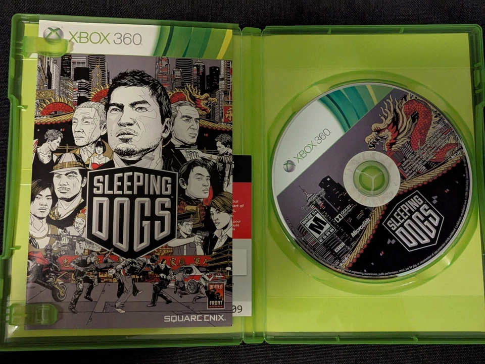 Sleeping Dogs-Microsoft Xbox 360 2012 Completo Cib. Disco limpio Foto 2 de 4