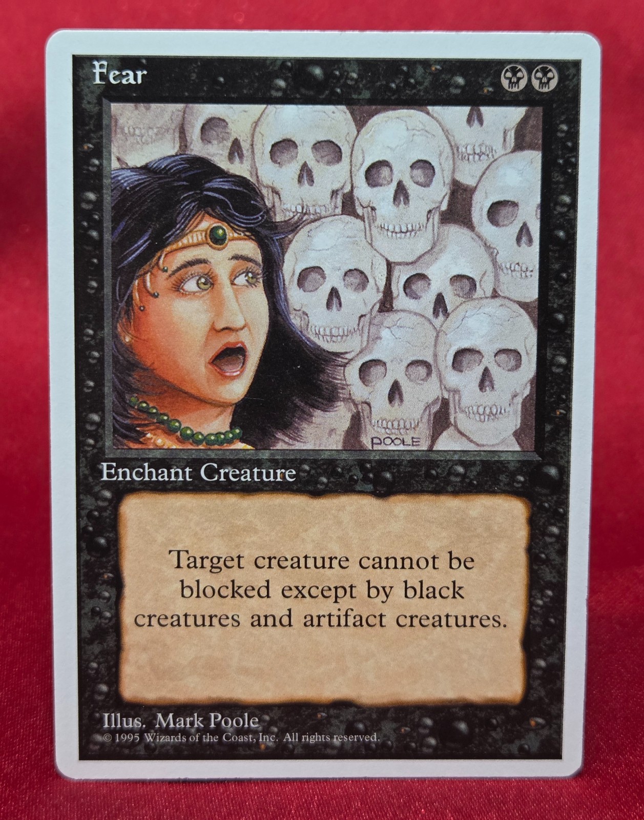 Fear Alternate Fourth 4th Edition Magic The Gathering MTG - NM
