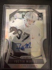 2019 Panini Prizm - Rookies Foster Moreau #372 Silver Prizm Autographs (AU, RC)