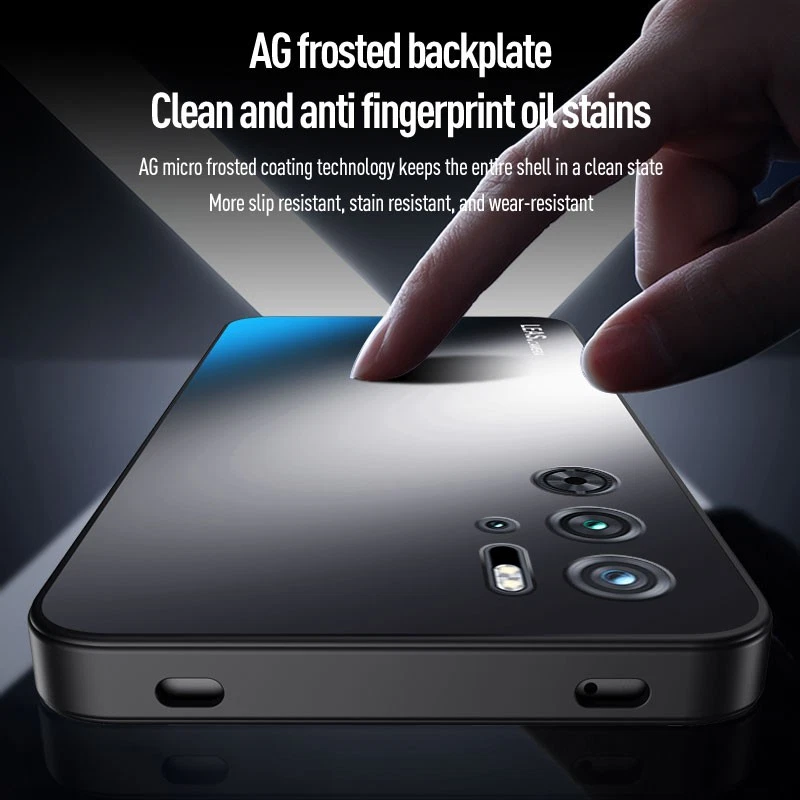 For ZTE nubia RedMagic 9S Pro+ Phone Case Hybrid Armor Acrylic AG Frosted Cover - Image 2 of 4