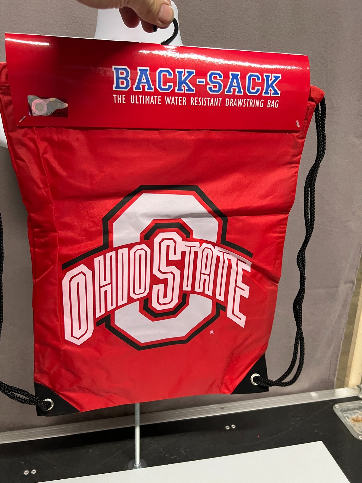Back-Sack Ohio State Buckeyes Drawstring Backpack Bag Red Concept One Closs500Wm image 2