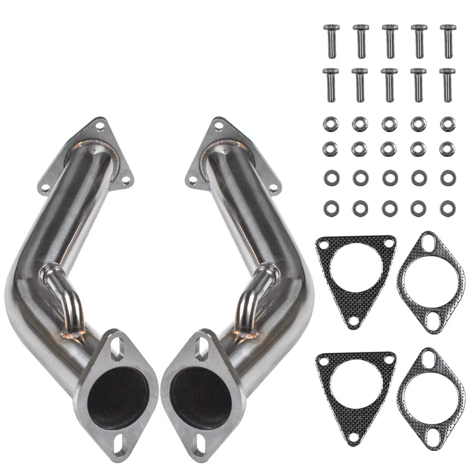 Exhaust Pipe Universal Fits For Infiniti G37 3.7L V6 2008-2013 Coupe Sedan 2.5in - Image 4 of 4