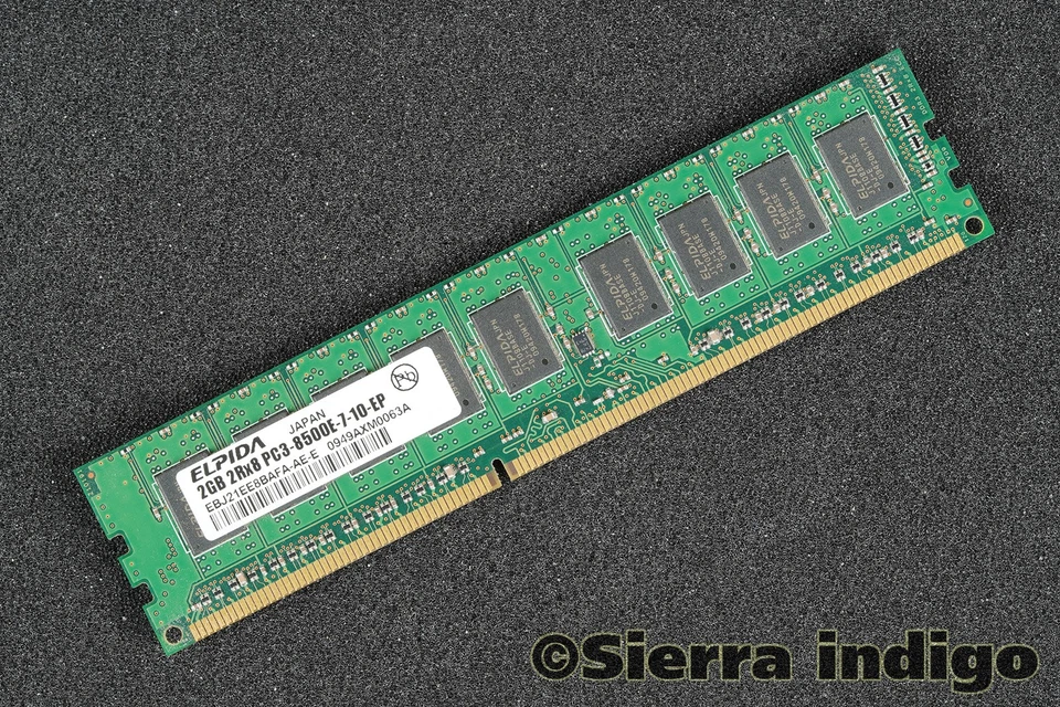 EBJ21EE8BAFA-AE-E Elpida 2GB PC3-8500E-7-110-EP Server Memory RAM 2Rx8 - Image 1 of 1