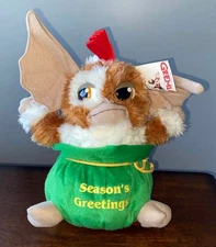 Gremlins Gizmo Plush Season's Greetings Christmas 12" VINTAGE  Nanco Warner Bros