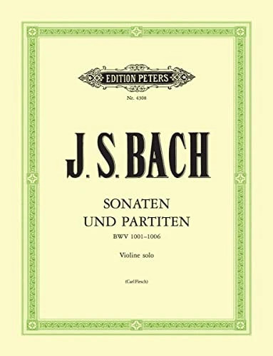 Sonatas and Partitas for Violin Solo BWV 1001-1006 Violin Music Bach Edition Pet - Image 4