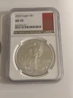 2025 American Silver Eagle – NGC MS70 – 1 oz .999 Fine Silver – Mint