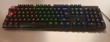 ADX ADXMK1525 Mechanical Gaming Keyboard Red Switche RGB Full Size -Missing Keys